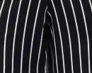 Wholesale black and white striped fabric with vertical ribbed texture detail