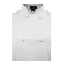 Wholesale white distressed double-breasted collared sweater with ripped details