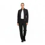 CHAQUETA MÉDICA ULTRA SUAVE CON CREMALLERA FRONTAL PARA MUJER (ESTILO N.° 5200)